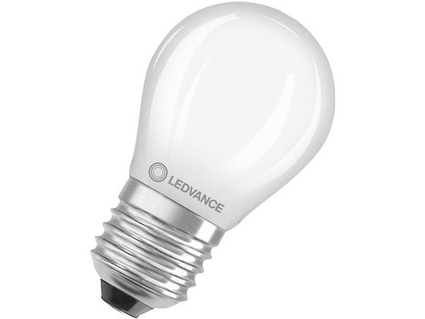 LEDVANCE LED-kruunu matta 250lm 2.8W/827 (25W) E27 himmennettävä