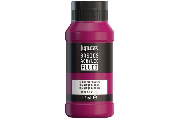 Grunnleggende væske 118ml quinacridon magenta rad 114