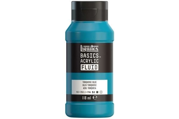 Basics fluid 118ml turquoise blue row 046 Basics fluid 118ml turquoise blue row 046