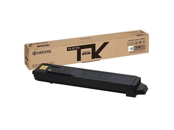 KYOCERA TK-8115K, 12000 sivua, Musta, 1 kpl