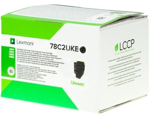Lexmark 78C2UKE, 10500 sivua, Musta, 1 kpl