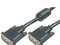 ASSMANN - DVI-kabel - dobbeltlenke - DVI-D (hann) til DVI-D (hann) - 3 m - tommelskruer