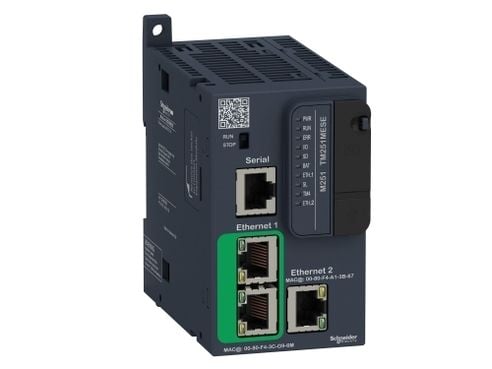 Schneider Electric TM251MESE, IP20, -10 - 35 ° C, -25 - 70 ° C, 54 mm, 95 mm, 90 mm