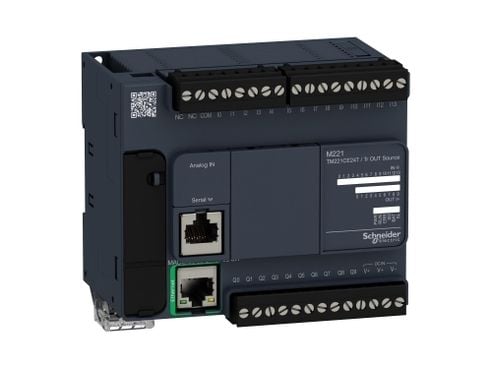 Schneider Electric TM221CE24T, IP20, -10 - 55 ° C, -25 - 70 ° C, 110 mm, 70 mm, 90 mm