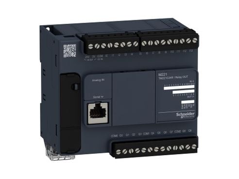 Schneider Electric TM221C24R, IP20, 50 - 60 hz, -10 - 55 ° C, -25 - 70 ° C, 110 mm, 70 mm