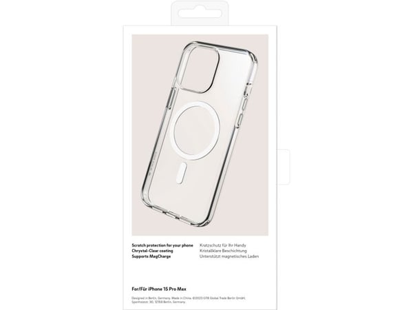 Black Rock Mag Clear, Etui, Apple, iPhone 15 Pro Max, 17 cm (6.69"), Gjennomsiktig