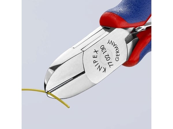 Knipex KP-7702130, Hånd kabelkutter, Blå, Rød, Plast, Stål, Blå, Rød, Rustfritt stål, 60 HRC, 1,8 cm
