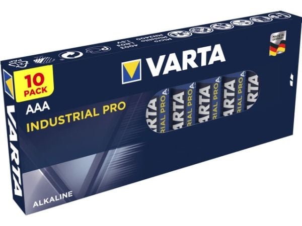 Batteri Varta Industrial Pro AAA 10stk/pakk Verdipakning