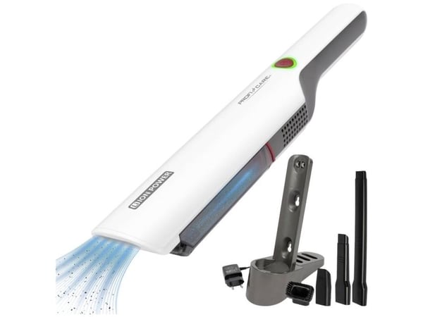 ProfiCare AKS 3102, Tørr, HEPA, Uten pose, Antrasitt, Hvit, Batteri, 25 min