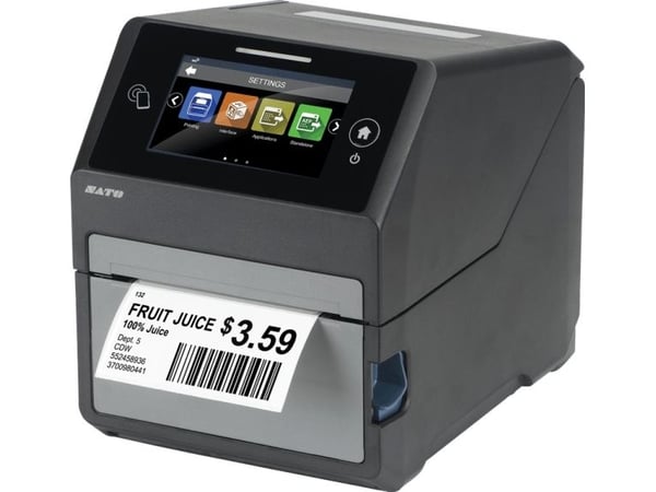 SATO CT4-LX, Direkte Termisk & Termisk overføring, POS-skriver, 305 x 305 DPI, 6 ips, 0.08 - 0.19 µm, 12,8 cm