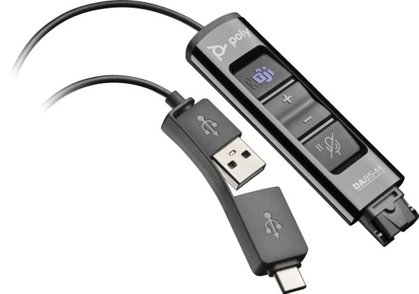 HP Poly DA85-M USB to QD Adapter