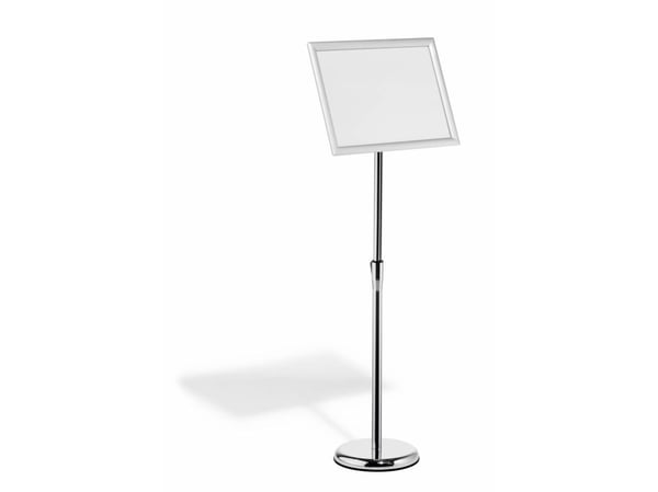 Durable 479923, Informationsställ, A3, Aluminium, Plast, Stål, Silver, Horisontell / Vertikal, 1290 mm