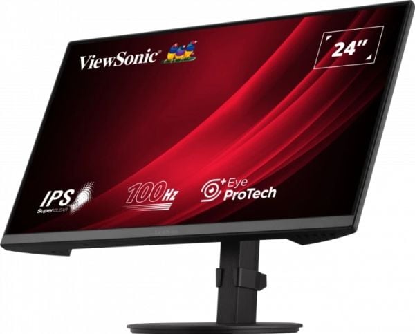ViewSonic VG2408A LED-monitor 61 cm (24") 1920 x 1080 Full HD 100 Hz IPS 250 cd/m² 1300:1 5 ms HDMI VGA DisplayPort högtalare (VG2408A)