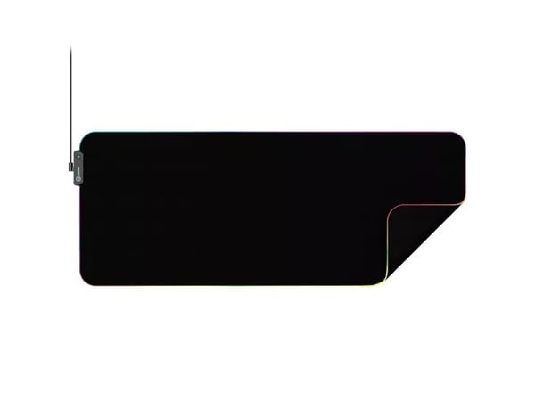 Lorgar Steller 919, Sort, Monokromatisk, Spandex, USB-strøm, Antiskliunderlag, Musematte til gaming