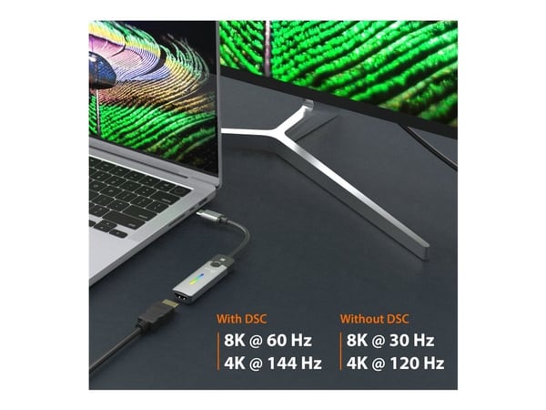 j5create JCA157-N USB-C® - HDMI™ 2.1 8K -sovitin, 10 m, USB Type-C, HDMI, uros, naaras, suora, suora