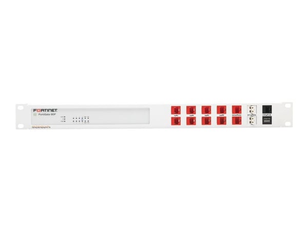 Rackmount.IT RM-FR-T15 - Monteringssett for nettverksenhet - rackmonterbar - RAL 9003 - 1U - 19" - for Fortinet FortiGate 80F, 81F