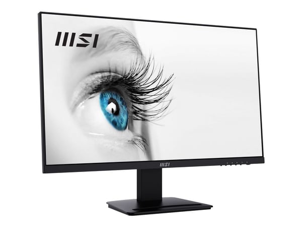 MSI PRO MP273A - LCD-skjerm - 27" - 1920 x 1080 Full HD (1080p) @ 100 Hz - IPS - 300 cd/m² - 1000:1 - 1 ms - HDMI, VGA, DisplayPort - høyttalere