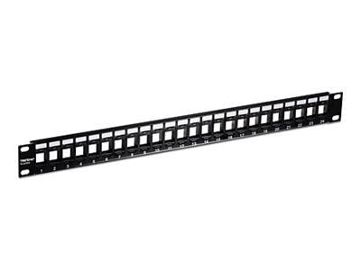 TRENDnet TC-KP24 - Pluggbord (blankt) - rackmonterbar - 1U - 19" - 24 porter