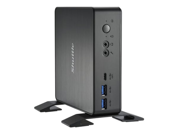 Shuttle NC40U NC40U XPC nano Barebone, Intel Celeron 7305U, 1x HDMI, 1x DP,1xUSB-C/DP, 6x USB3.2,