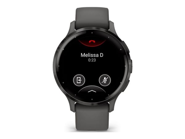 Garmin Venu 3S - 41 mm - småsteinsgrå - smartklokke med bånd - silikon - håndleddstørrelse: 110-175 mm - display 1.2" - 8 GB - Bluetooth, ANT+, Wi-...