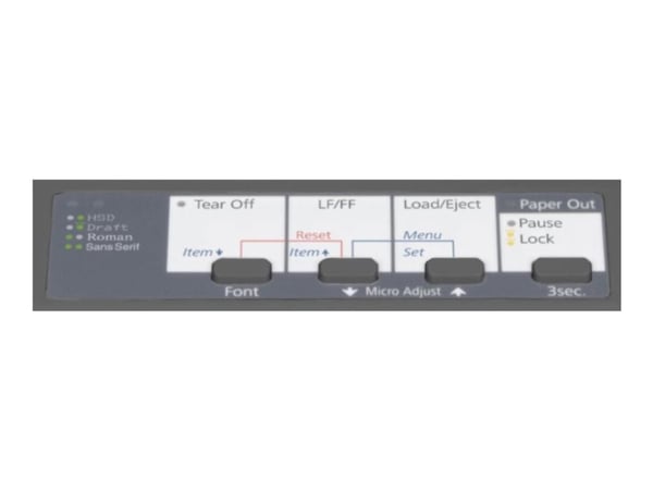 Epson LX 1350 - Skrivare - svartvit - punktmatris - A3 - 240 x 144 dpi - 9 pin - upp till 357 tecken/sek - parallell, USB, seriell