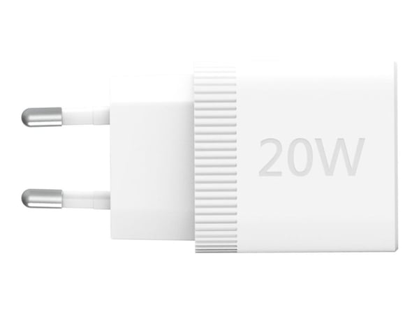 j5create JUP1420 - Strømadapter - 20 watt - 3 A - Fast Charge, PD 3.0 (24 pin USB-C) - hvit - Nord-Amerika - for Apple iPhone 12