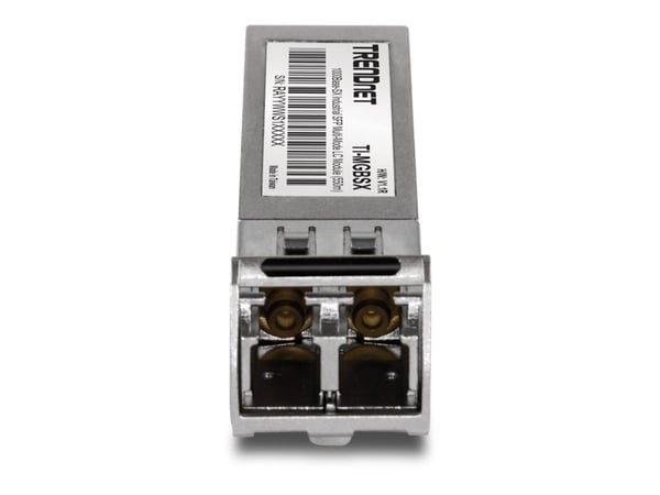 TRENDnet TI-MGBSX - SFP (mini-GBIC) transceivermodul - 1GbE - 1000Base-SX - LC multimodus - opp til 550 m - 850 nm - TAA-samsvar
