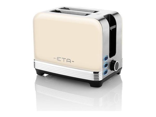 ETA Storio 9166 90040 - Brødrister - 2 skive - 2 Spor - beige
