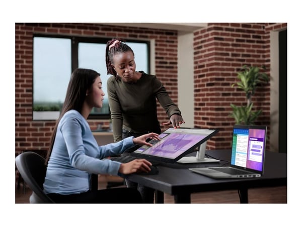 Dell P2424HT - LED-skjerm - 24" (23.8" synlig) - berøringsskjerm - 1920 x 1080 Full HD (1080p) @ 60 Hz - IPS - 300 cd/m² - 1000:1 - 5 ms - HDMI, Di...