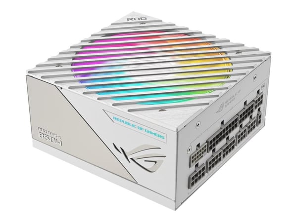 ASUS ROG Loki SFX-L - White Edition - nätaggregat (intern) - ATX 3.0 / SFX-L - 80 PLUS Platinum - AC 100-240 V - 850 Watt