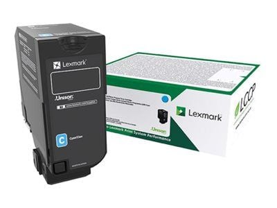 Lexmark - Cyan - original - tonerpatron LRP - for Lexmark CS827de, CX827de