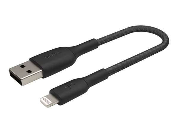 Belkin BoostCharge - Lightning-kabel - Lightning hann til USB hann - 15 cm - svart