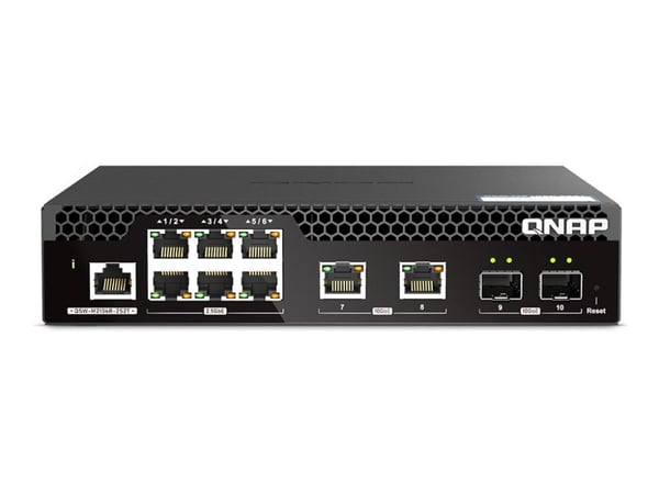QNAP Web Managed Series - Switch - halvbredde, lag 2 - Styrt - rackmonterbar