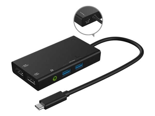 j5create JVA01-N - Videofangstadapter - USB-C 3.2 Gen 1 - svart