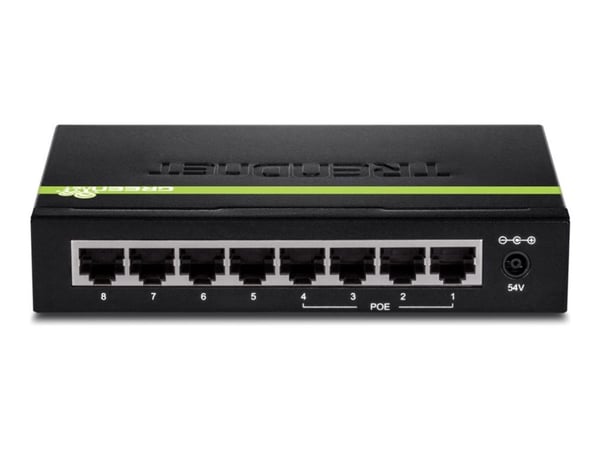 Trendnet TPE-TG44G, Hallitsematon, Täysin kaksipuolinen, Power over Ethernet -tuki