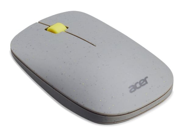 Acer Vero Macaron AMR020 - Mus - høyre- og venstrehåndet - optisk - 3 knapper - trådløs - 2.4 GHz - grå - løsvekt - for Acer PM161; Chromebox Mini ...