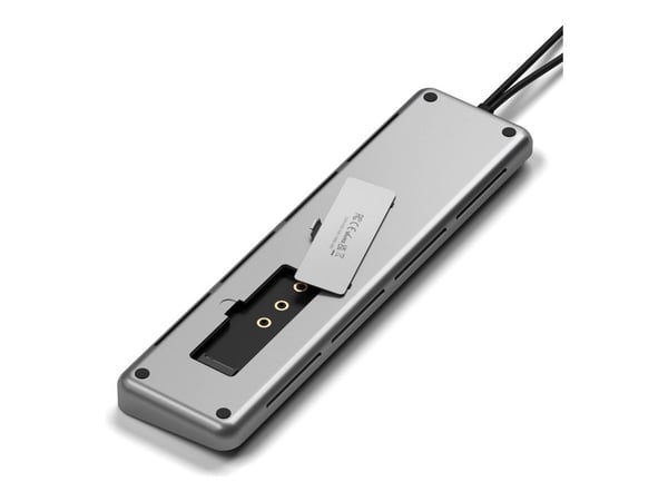 Satechi ST-DDSM, M.2, SATA, 10 Gbit/s, USB-liitettävyys, musta, Hopea