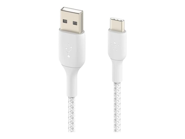 Belkin BoostCharge - USB-kabel - USB-C (hann) til USB (hann) - 1 m - hvit