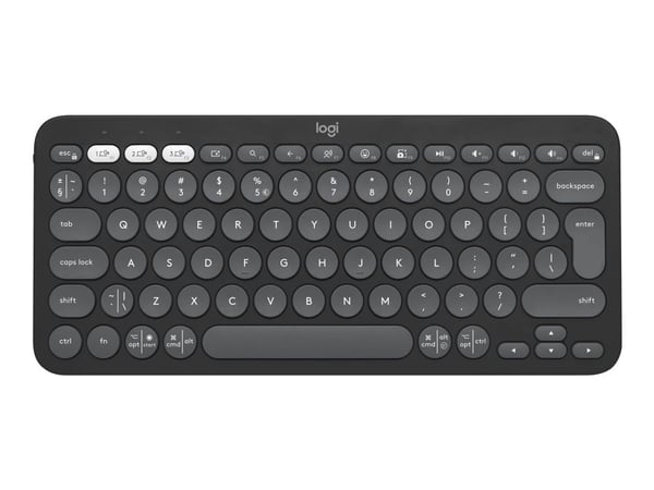 Logitech Pebble - - trådløs - QWERTY - US International