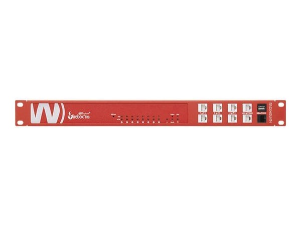 Rackmount.IT RM-WG-T7 - Monteringssett for nettverksenhet - rackmonterbar - WatchGuard Red - 1U - 19" - for WatchGuard Firebox T80