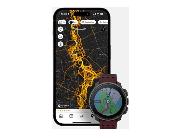 Suunto Vertical - Glassfiberforsterket polyamid - sportsur med stropp - silikon - håndleddstørrelse: 125-175 mm - display 1.4" - Bluetooth - 86 g -...