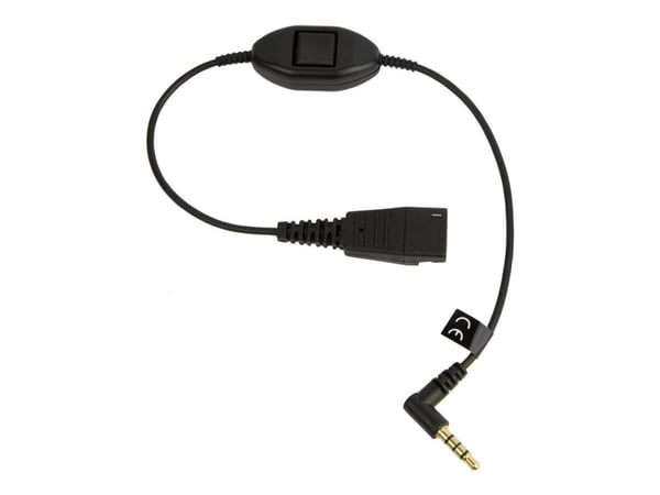 Jabra - Hodetelefonkabel - Quick Disconnect hann til mini-phone stereo 3.5 mm hann - 30 cm