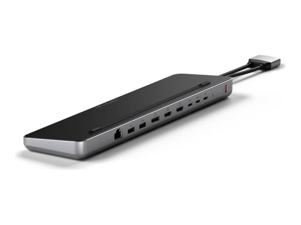 Satechi ST-DDSM, M.2, SATA, 10 Gbit/s, USB-liitettävyys, musta, Hopea