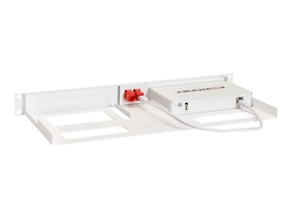 Rackmount.IT RM-FR-T17 - Monteringssett for nettverksenhet - rackmonterbar - hvit, RAL 9003 - 1U - 19" - for Fortinet FortiSwitch 108F