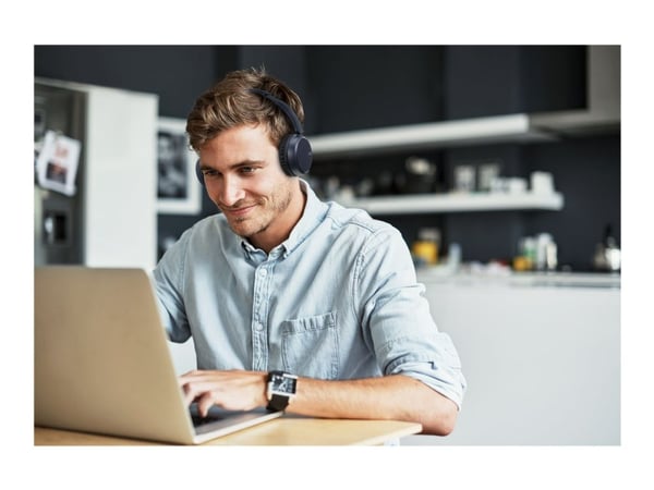 JVC HA-S36W - Deep Bass - hodetelefoner med mikrofon - on-ear - Bluetooth - trådløs