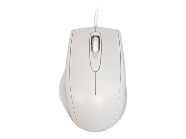 LC Power m710W - Mus - optisk - 3 knapper - kablet - USB - hvit LC Power m710W - Mus - optisk - 3 knapper - kablet - USB - hvit
