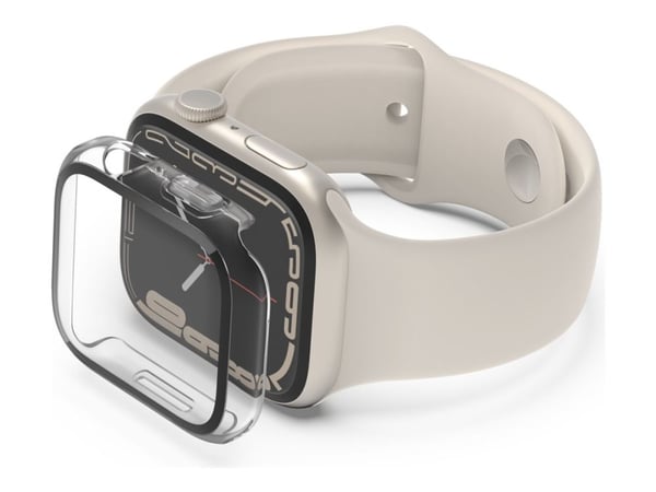Belkin SCREENFORCE - Beskyttende deksel for smartarmåndsur - temperert kurve, 2-i-1 - polykarbonat, herdet glass - blank