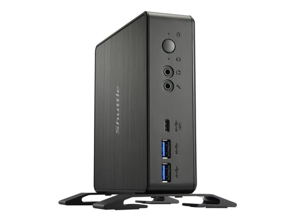 Shuttle NC40U NC40U XPC nano Barebone, Intel Celeron 7305U, 1x HDMI, 1x DP,1xUSB-C/DP, 6x USB3.2,