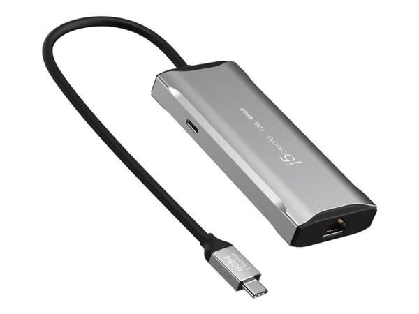 j5create JCD392-N - Telakointiasema - USB-C / USB4 / Thunderbolt 3 / Thunderbolt 4 - HDMI - 1GbE