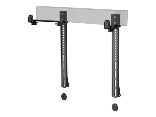 Neomounts AWL29-650BL1 - Monteringssett (universalmontering) - for soundbar - svart - over skjerm, under skjerm